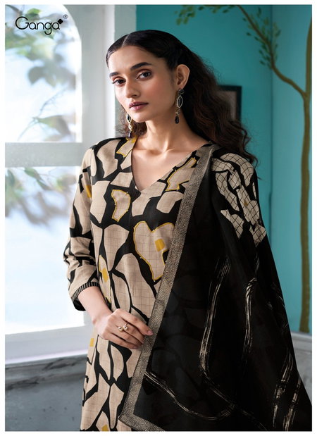Lilixia By Ganga Cotton Satin Printed Salwar Kameez Wholesale Market In Surat